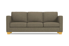 Catalina Queen Size Sleeper Sofa Bed :: Leg Finish: Natural / Sleeper Option: Memory Foam Mattress