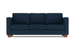 Catalina Queen Size Sleeper Sofa Bed :: Leg Finish: Pecan / Sleeper Option: Deluxe Innerspring Mattress