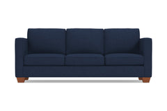 Catalina Queen Size Sleeper Sofa Bed :: Leg Finish: Pecan / Sleeper Option: Deluxe Innerspring Mattress