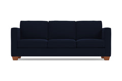 Catalina Queen Size Sleeper Sofa Bed :: Leg Finish: Pecan / Sleeper Option: Deluxe Innerspring Mattress