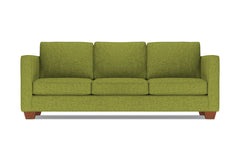 Catalina Queen Size Sleeper Sofa Bed :: Leg Finish: Pecan / Sleeper Option: Deluxe Innerspring Mattress