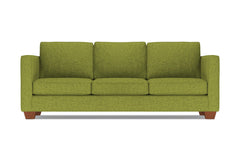 Catalina Queen Size Sleeper Sofa Bed :: Leg Finish: Pecan / Sleeper Option: Deluxe Innerspring Mattress