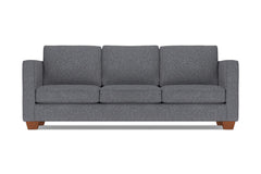 Catalina Queen Size Sleeper Sofa Bed :: Leg Finish: Pecan / Sleeper Option: Deluxe Innerspring Mattress