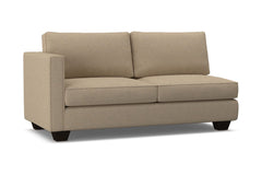 Catalina Left Arm Apartment Size Sofa :: Leg Finish: Espresso / Configuration: LAF - Chaise on the Left