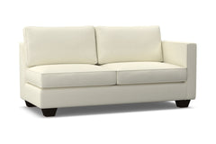 Catalina Right Arm Apartment Size Sofa :: Leg Finish: Espresso / Configuration: RAF - Chaise on the Right