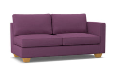 Catalina Right Arm Apartment Size Sofa :: Leg Finish: Natural / Configuration: RAF - Chaise on the Right