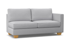 Catalina Right Arm Apartment Size Sofa :: Leg Finish: Natural / Configuration: RAF - Chaise on the Right