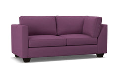 Catalina Left Arm Corner Apt Size Sofa :: Leg Finish: Espresso / Configuration: LAF - Chaise on the Left