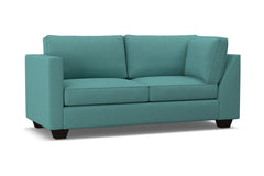 Catalina Left Arm Corner Apt Size Sofa :: Leg Finish: Espresso / Configuration: LAF - Chaise on the Left