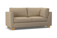 Catalina Left Arm Corner Apt Size Sofa :: Leg Finish: Natural / Configuration: LAF - Chaise on the Left