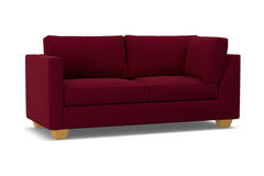 Catalina Left Arm Corner Apt Size Sofa :: Leg Finish: Natural / Configuration: LAF - Chaise on the Left