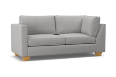 Catalina Left Arm Corner Apt Size Sofa :: Leg Finish: Natural / Configuration: LAF - Chaise on the Left