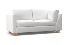 Catalina Left Arm Corner Apt Size Sofa :: Leg Finish: Natural / Configuration: LAF - Chaise on the Left