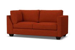Catalina Right Arm Corner Apt Size Sofa :: Leg Finish: Espresso / Configuration: RAF - Chaise on the Right