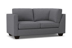 Catalina Left Arm Corner Loveseat :: Leg Finish: Espresso / Configuration: LAF - Chaise on the Left