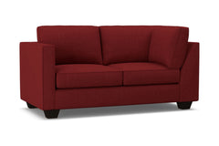 Catalina Left Arm Corner Loveseat :: Leg Finish: Espresso / Configuration: LAF - Chaise on the Left