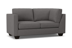 Catalina Left Arm Corner Loveseat :: Leg Finish: Espresso / Configuration: LAF - Chaise on the Left