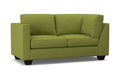 Catalina Left Arm Corner Loveseat :: Leg Finish: Espresso / Configuration: LAF - Chaise on the Left