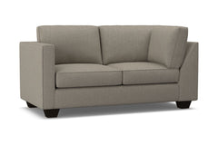 Catalina Left Arm Corner Loveseat :: Leg Finish: Espresso / Configuration: LAF - Chaise on the Left