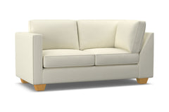 Catalina Left Arm Corner Loveseat :: Leg Finish: Natural / Configuration: LAF - Chaise on the Left
