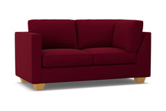 Catalina Left Arm Corner Loveseat :: Leg Finish: Natural / Configuration: LAF - Chaise on the Left