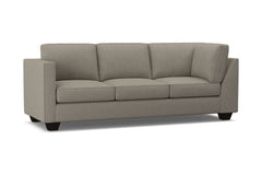 Catalina Left Arm Corner Sofa :: Leg Finish: Espresso / Configuration: LAF - Chaise on the Left