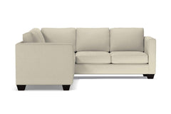 Catalina 2pc Sleeper L-Sectional :: Leg Finish: Espresso / Sleeper Option: Deluxe Innerspring Mattress