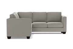 Catalina 2pc Sleeper L-Sectional :: Leg Finish: Espresso / Sleeper Option: Deluxe Innerspring Mattress