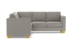 Catalina 2pc Sleeper L-Sectional :: Leg Finish: Natural / Sleeper Option: Deluxe Innerspring Mattress