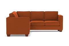 Catalina 2pc L-Sectional Sofa :: Leg Finish: Pecan