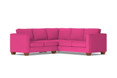 Catalina 2pc L-Sectional Sofa :: Leg Finish: Pecan