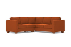 Catalina 2pc Sleeper L-Sectional :: Leg Finish: Pecan / Sleeper Option: Memory Foam Mattress