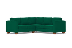 Catalina 2pc L-Sectional Sofa :: Leg Finish: Pecan