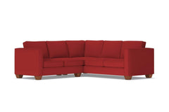 Catalina 2pc L-Sectional Sofa :: Leg Finish: Pecan