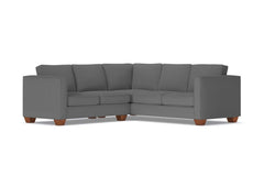 Catalina 2pc Sleeper L-Sectional :: Leg Finish: Pecan / Sleeper Option: Memory Foam Mattress