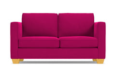 Catalina Twin Size Sleeper Sofa Bed :: Leg Finish: Natural / Sleeper Option: Deluxe Innerspring Mattress