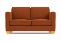 Catalina Twin Size Sleeper Sofa Bed :: Leg Finish: Natural / Sleeper Option: Memory Foam Mattress