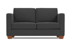 Catalina Twin Size Sleeper Sofa Bed :: Leg Finish: Pecan / Sleeper Option: Memory Foam Mattress