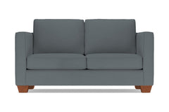 Catalina Apartment Size Sleeper Sofa Bed :: Leg Finish: Pecan / Sleeper Option: Memory Foam Mattress