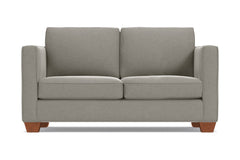 Catalina Apartment Size Sleeper Sofa Bed :: Leg Finish: Pecan / Sleeper Option: Memory Foam Mattress