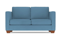 Catalina Apartment Size Sleeper Sofa Bed :: Leg Finish: Pecan / Sleeper Option: Memory Foam Mattress