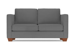 Catalina Apartment Size Sleeper Sofa Bed :: Leg Finish: Pecan / Sleeper Option: Memory Foam Mattress