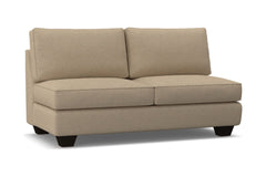 Catalina Armless Apartment Size Sofa :: Leg Finish: Espresso