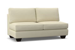 Catalina Armless Apartment Size Sofa :: Leg Finish: Espresso