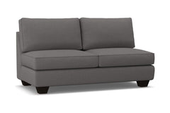 Catalina Armless Apartment Size Sofa :: Leg Finish: Espresso