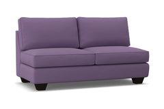 Catalina Armless Apartment Size Sofa :: Leg Finish: Espresso