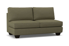 Catalina Armless Apartment Size Sofa :: Leg Finish: Espresso