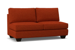 Catalina Armless Apartment Size Sofa :: Leg Finish: Espresso