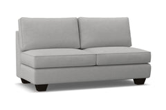 Catalina Armless Apartment Size Sofa :: Leg Finish: Espresso