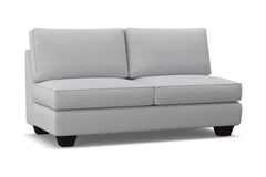 Catalina Armless Apartment Size Sofa :: Leg Finish: Espresso